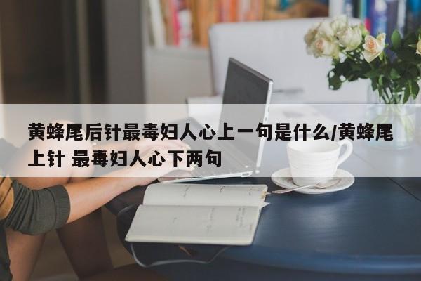 黄蜂尾后针最毒妇人心上一句是什么/黄蜂尾上针 最毒妇人心下两句